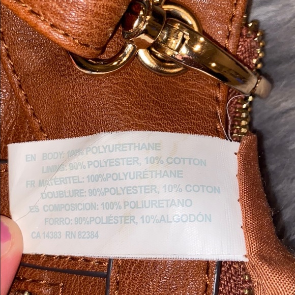 Cross Body Brown Leather Purse - Picture 4 of 4